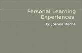 Personal Learning Experiences