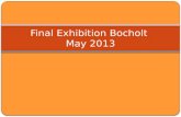 Final Exhibition Bocholt  May 2013