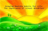 Growing Healthy Habits for Life: The Importance of School Breakfast