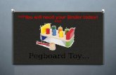 Pegboard Toy