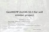 GeoWEPP  ArcGIS 10.1 for soil erosion project