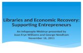 Libraries and Economic Recovery: Supporting Entrepreneurs