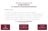 the future of careers work propositions  in search of professionalism