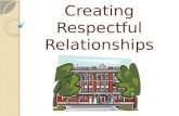 Creating Respectful Relationships