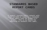 Standards Based Report Cards