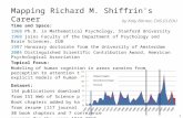 Mapping Richard  M.  Shiffrin's Career
