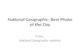 National Geographic: Best Photo of the Day