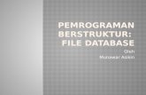 PEMROGRAMAN BERSTRUKTUR :  File DATABASE