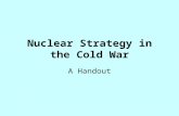 Nuclear Strategy in the Cold War