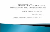 BIOMETRICS –  PRACTICAL APPLICATIONS AND CONSIDERATIONS