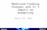 Medicaid Funding Changes and It’s Impact on Budgeting