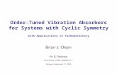 Order-Tuned Vibration Absorbers for Systems with Cyclic Symmetry