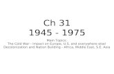 Ch 31 1945 - 1975