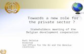 Rudi Delarue Director    ILO Office for the EU and the Benelux countries