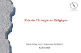 Prix de l’énergie en Belgique