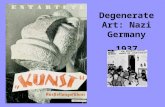 Degenerate Art: Nazi Germany 1937