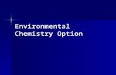 Environmental Chemistry Option