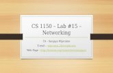 CS 1150  – Lab # 15  –  Networking