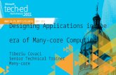 Designing Applications in the  era of Many-core Computing