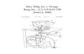 Juicy Whip, Inc. v. Orange  Bang, Inc. , 51 U.S.P.Q.2d 1700  (Fed.Cir. 1999)