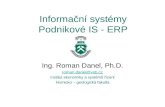 Informační systémy Podnikové IS - ERP
