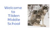 Welcome  to  Tilden Middle School