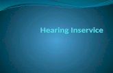 Hearing  Inservice