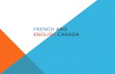 French and  English  Canada