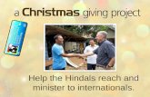 Help  the  Hindals  reach and minister to internationals.
