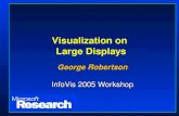 Visualization on  Large Displays