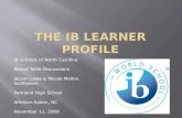 The IB Learner profile