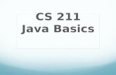 CS 211 Java Basics