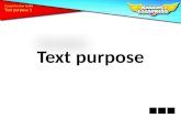 Text purpose