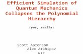 Efficient Simulation of Quantum Mechanics Collapses the Polynomial Hierarchy