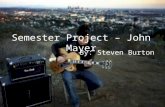 Semester Project – John Mayer