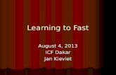 Learning to Fast