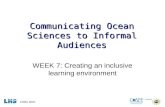 Communicating Ocean Sciences to Informal Audiences