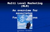Multi Level Marketing (MLM) An overview for associates  Facts & Figures