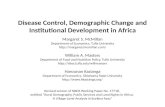 Do deep determinants matter? Timing of historical transitions and demographic change