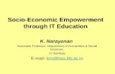 Socio-Economic Empowerment through IT Education