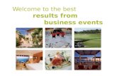 Welcome to the best           results from     business events