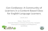 Con  Confianza :  A  Community of Learners in a Content-Based Class for English Language Learners