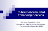 Public Services Card Enhancing Services
