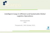 Intelligent Cargo in Efficient and Sustainable Global Logistics  Operations