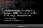 Monitoring Microsoft Azure SQL Server VMs and SQL Database