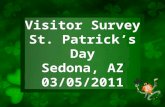 Visitor Survey St. Patrick’s Day Sedona, AZ 03/05/2011