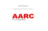 RESOURCES: Finding things that help you be a great tutor!