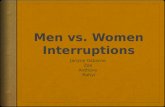Men vs. Women Interruptions