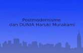 Postmodernisme dan  DUNIA  Haruki  Murakami