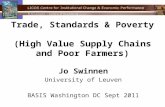 Trade, Standards &  Poverty (High Value Supply Chains  and Poor  Farmers)